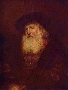 REMBRANDT Harmenszoon van Rijn Portrait of a Bearded Man Sweden oil painting artist